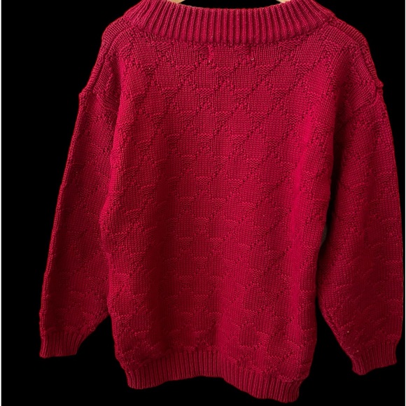 Michel Sport Red Sweater - Small - Excellent Condition - Picture 5 of 8